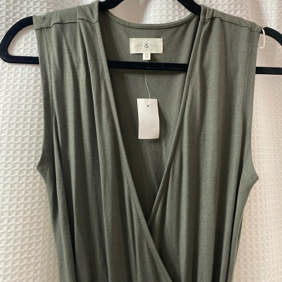 NWT L&G Signaturesoft Jersey Crossover Midi Dress - Picture 2 of 4